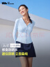 蕉下（beneunder）防晒衣女凉感修身AL11924短款辣妹防晒服女外套黎雾蓝S 实拍图