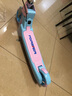 永久大儿童两轮滑板车6-12-18岁男女孩青少年成人代步便携踏板车礼物 粉紫 闪光轮 实拍图
