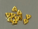 金小貅黄金转运珠足金999碎金子三角隔珠配件手链diy隔片实心珠配饰 0.43g,碎金约4颗【多退少补】 实拍图