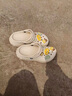 卡骆驰crocs贝拉洞洞鞋沙滩鞋包头女鞋厚底拖鞋|210062 冬日白 -11S(含智必星） 35 (210mm) 实拍图