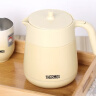 膳魔师（THERMOS）2023日本膳魔师焖泡、带茶漏家用不锈钢大容量 浅灰色茶壶 700ml(赠送壶垫) 实拍图