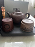 藏壶天下 宜兴紫砂壶纯全手工十二生肖泡茶壶原矿紫泥茶具套装 虎生肖 470ml 实拍图