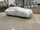 鑫盛凌车衣全车罩防雨防晒汽车遮阳罩牛津布隔热防尘防风盖车布四季加厚 适用于极狐阿尔法S6车衣全车罩 银色加棉加厚牛津布汽车衣罩外套 实拍图