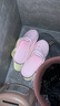 朴西厚底包头半拖女士夏外穿洞洞鞋  浅粉  37-38 实拍图