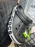 卡骆驰（CROCS）洞洞鞋贝雅卡骆班轻便耐磨一脚蹬休闲鞋|205089 黑色/白色-066 36 /37(220mm) 实拍图