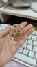999足金2mg新款招财猫暴富黄金手机贴纸镀金创意金片礼物 身体健康 实拍图
