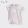 戴维贝拉（DAVE＆BELLA）婴儿衣服夏装新生儿短袖连体衣宝宝哈衣男宝爬服 实拍图