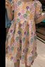 迪士尼女童连衣裙儿童裙子夏装纯棉公主碎花裙洋气童装2DQ038粉色 120 实拍图
