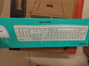 罗技（Logitech）MK120 键鼠套装 有线键鼠套装 办公键鼠套装 电脑键盘 USB即插即用 全尺寸 白色 实拍图
