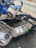 爱玛电动自行车欢乐豆48V12Ah铅酸电池续航40km新国标迷你踏板 源彩新茶白 实拍图