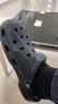 卡骆驰crocs洞洞鞋贝雅男鞋女鞋轻便耐磨一脚蹬拖鞋休闲鞋|10126 黑色-001 45 (290mm) 实拍图