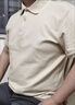 网易严选5A抑菌冰丝冰感polo衫轻商务衫短袖男士高端吸汗透七夕送男友老公 A款凉感抑菌-浅灰色 L 实拍图