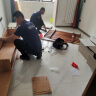 林氏家居实木床含床垫无床头单人床极简风家具家用折叠床原木风伸缩床AS3A 实拍图