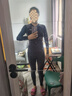 WATERTIME/水川 游衣女水母衣潜水浮潜服显瘦分体长袖上衣冲浪服防晒衣 实拍图