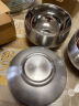 美厨（maxcook）304不锈钢碗 汤碗双层隔热 餐具面碗13CM（6只装）MCWA612 实拍图