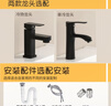 柯鲸 洗手盆方形立柱盆卫生间陶瓷洗手池台盆阳台洗脸盆面盆洗组合 C款立柱盆+下水配件 实拍图