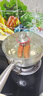 铿锵（KENGQ）316不锈钢雪平锅不粘锅多功能煎炸煮面锅无涂层小奶锅宝宝辅食锅 铿锵316钢带盖 24cm 实拍图