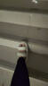 凡小如踩屎感软底凉鞋女外穿女士一字带凉鞋运动凉拖鞋EVA厚底女士拖鞋 米色35-36 实拍图