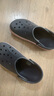 crocs卡骆驰洞洞鞋贝雅卡骆班轻便耐磨一脚蹬休闲鞋|205089 深蓝/辣椒红-4CC 43 (270mm) 实拍图