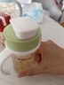 安配宽口学饮嘴水杯盖 奶瓶配件 橙粉 （适配贝亲第3代宽口奶瓶） 实拍图
