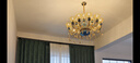 羽良 欧式吊灯奢华水晶客厅灯法式陶瓷餐厅广东中山灯具套餐三室两厅 兰泡18头-全光谱三色 晒单实拍图