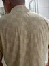 芬腾睡衣男士纯棉2025年夏季V领格纹短袖长裤家居服套装软棉棉 实拍图