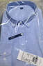 凡客诚品（VANCL）长袖衬衫男全棉领尖扣牛津纺商务休闲经典舒适衬衫 蓝色 3XL 实拍图