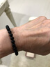 石传百世天然黑曜石手串男女款转运珠水晶佛珠情侣手链2025蛇年本命年礼物 实拍图