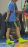 巴布豆男童运动套装2025夏季新款儿童速干透气衣服凉感宽松吸汗帅气童装 蓝 欢呼巴布X 160 实拍图