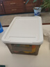 禧天龙桌面收纳盒多功能透明收纳盒带盖玩具零食储物盒 烟熏灰3升3个装 实拍图