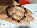 玉致新年礼物天然碧玺手链圆珠女手串爱人闺蜜节日礼物带证书 珠径6-6.5mm 实拍图