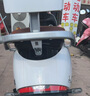 立马电动摩托车MINI 80公里长续航1200W电机60V20Ah铅酸电池外卖家用舒适出行电动车 梦幻白 实拍图