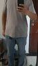 网易严选男式牛仔裤修身男士直筒裤四季百搭休闲弹力衣橱必备 微弹合体款-牛仔浅蓝 34 实拍图