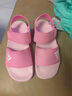 阿迪达斯（adidas）儿童凉鞋夏季男女大小童沙滩鞋  IH3634粉/白  实拍图