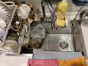 松派厨房水槽304不锈钢水槽双改大单槽水池盆洗菜盆台下盆洗碗槽 右排0涂层+抽拉龙头+洗杯器+净水 780*430mm【国标SUS304假一赔十】 实拍图