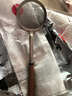 美厨（maxcook）304不锈钢网漏漏勺60目 过滤网勺细网油漏面粉筛12cm MCCU3994 实拍图