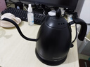maxwin 家用电热水壶长嘴烧水壶泡茶专用手冲咖啡壶开水壶小型茶艺壶防烫全自动断电茶具功夫茶酒店 0.6L 文墨黑 实拍图