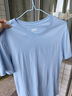 森马[纯棉]T恤男夏简约通勤休闲短袖上衣纯色圆领t恤109924100101 实拍图