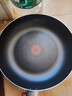 炊大皇平底锅不粘锅牛排煎蛋烙饼煎锅带盖28cm电磁炉通用中国红ZH28JG 实拍图