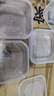 【10只装】冰箱保鲜盒食品级冷冻收纳盒微波炉饭盒便当盒学生 可冷冻收纳盒 3个装 350ml 实拍图