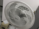 美的（Midea）【品质推荐】七叶轻音柔风电风扇/家用省电落地扇/台式电扇/广角摇头节能宿舍小型风扇 SAE35CA 实拍图