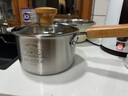 美厨（maxcook）奶锅 304不锈钢婴儿宝宝辅食锅小奶锅三层钢汤锅16cm MCN8082 实拍图