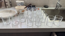 润华年玻璃白酒杯2两带刻度酒杯家用酒具洋酒烈酒啤酒杯酒杯 金色刻度二两杯 16只 实拍图