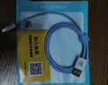 品胜苹果数据线iphone充电线快充适用iPhone14Pro/13/12/XR/11/8手机ipad平板USB充电器线车载编织蓝 实拍图