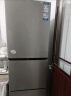 海尔（Haier）251升风冷无霜三开门多门家用电冰箱小型宿舍租房一级能效节能BCD-251WGHC3E7WV(银) 实拍图