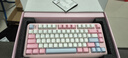 瓦尔基里（VALKYRIE）VK75 客制化机械键盘 三模2.4G/有线/蓝牙 全键热插拔 VK75-幻粉 实拍图
