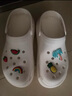 卡骆驰crocs洞洞鞋贝雅男鞋女鞋轻便耐磨一脚蹬拖鞋休闲鞋|10126 白-100 36 /37(220mm) 实拍图
