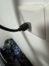 绿联超六类网线 CAT6A类万兆成品网线 家用电脑网络宽带工程跳线8芯双绞线兼容千兆2.5g 黑色10米55161 实拍图