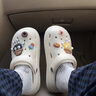 crocs卡骆驰洞洞鞋贝雅男鞋女鞋轻便耐磨一脚蹬拖鞋休闲鞋|10126 卵石色-2V3 41 /42(260mm) 实拍图