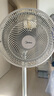 美的（Midea）【品质推荐】七叶轻音柔风电风扇/家用省电落地扇/台式电扇/广角摇头节能宿舍小型风扇 SAE35CA 实拍图